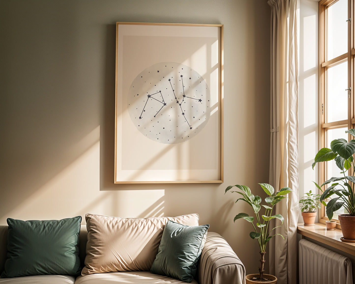 CUSTOM Zodiac Constellation Blue