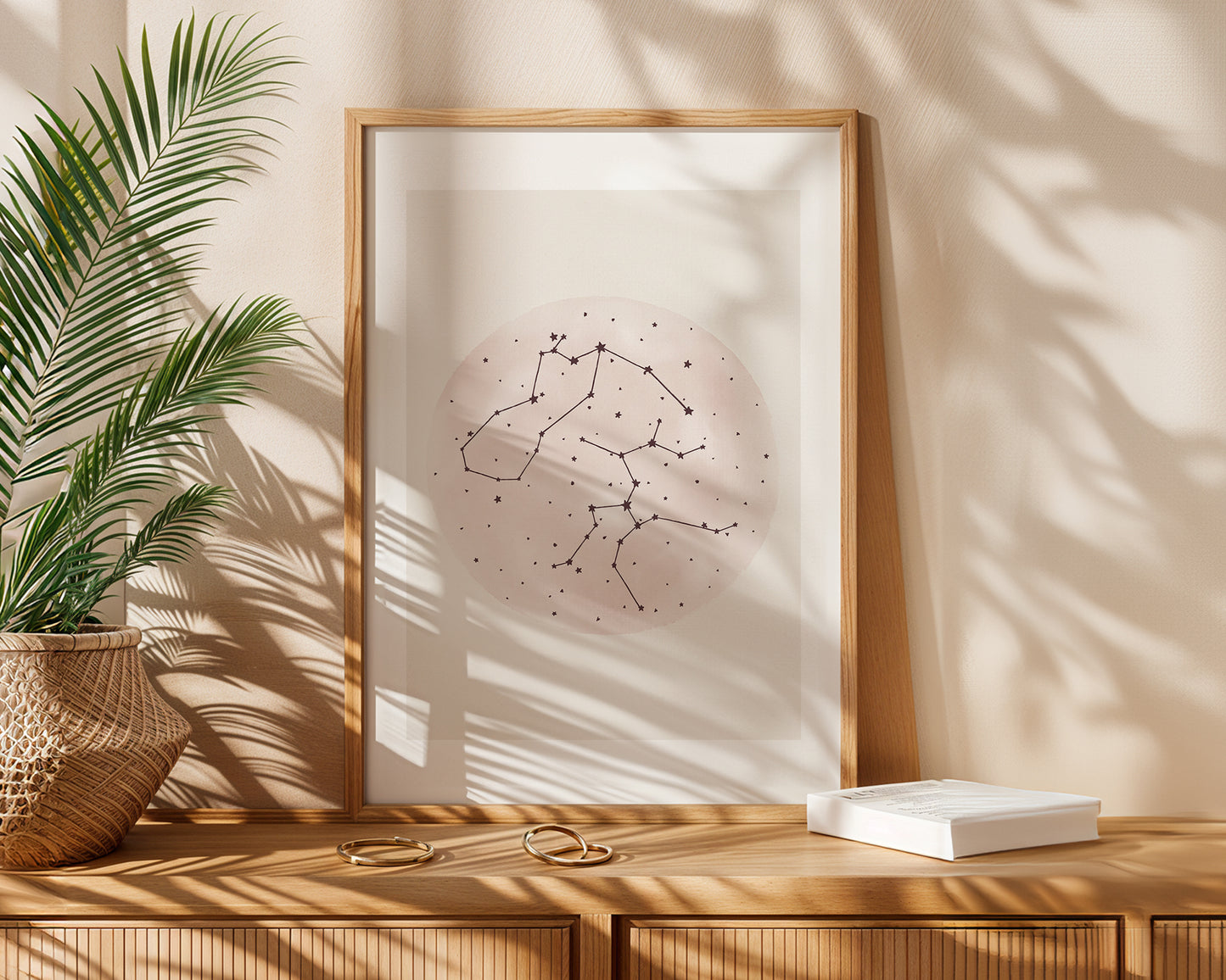 CUSTOM Zodiac Constellation Pink