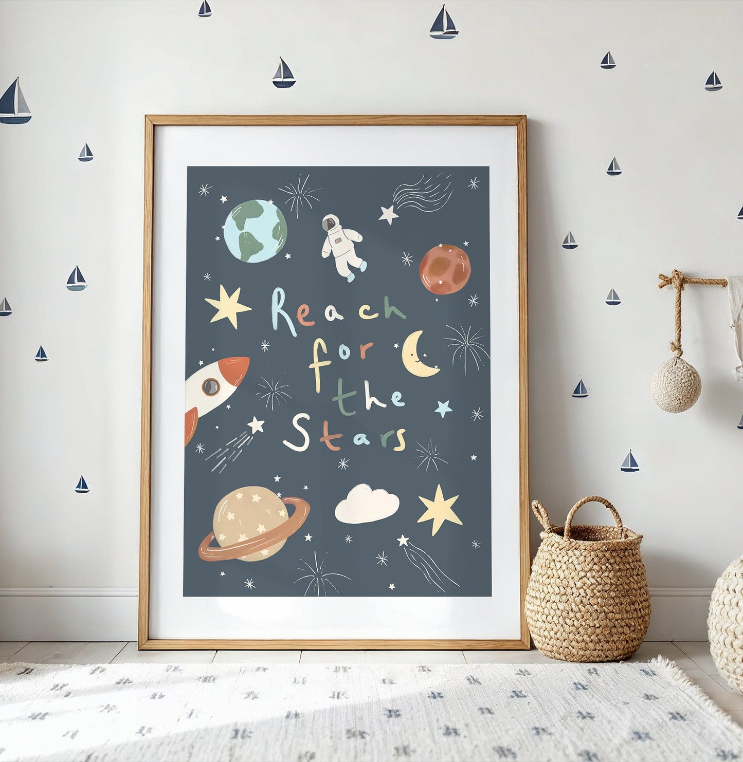 Spaceman Reach For The Stars Print
