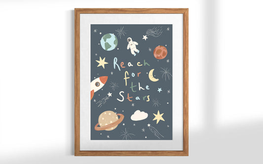 Spaceman Reach For The Stars Print
