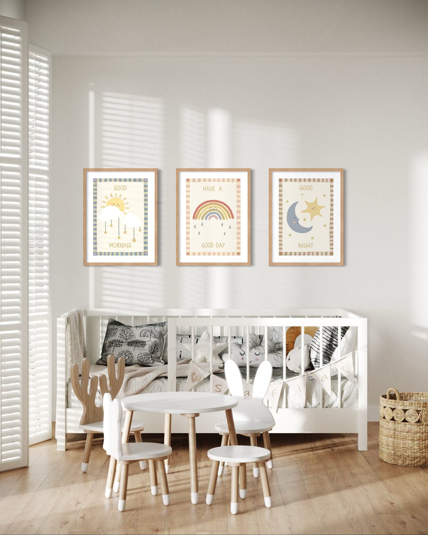 Good Night Moon & Star