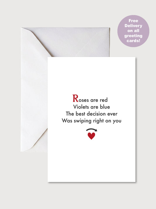 Swipe Right Dating App Card