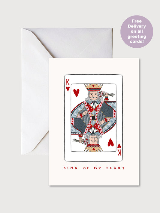 King Of My Heart Card