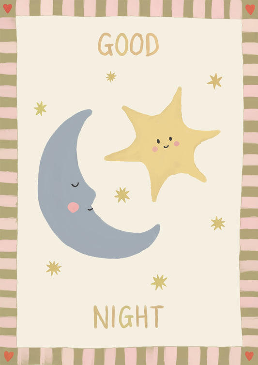 Good Night Moon & Star